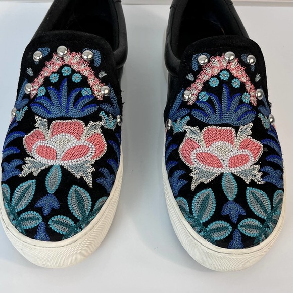 Rebecca Minkoff Noelle Embellished Slip On Sneakers Size 5.5 - Picture 5 of 10